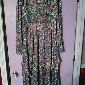 Floral Long Sleeve Dress